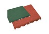 Fallschutzplatten Gummi 50/50/4,5 cm rot